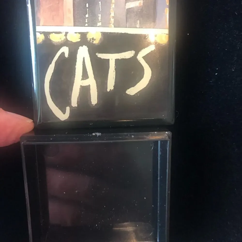 Vtg Andrew Lloyd Webber Cats Broadway Trinket Box